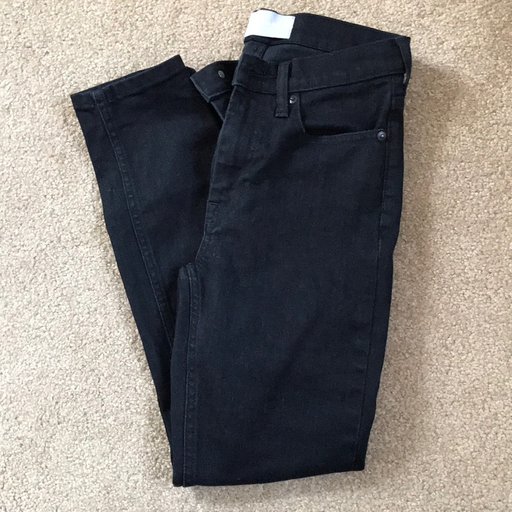 Everlane high rise skinny ANKLE jean in black sz25